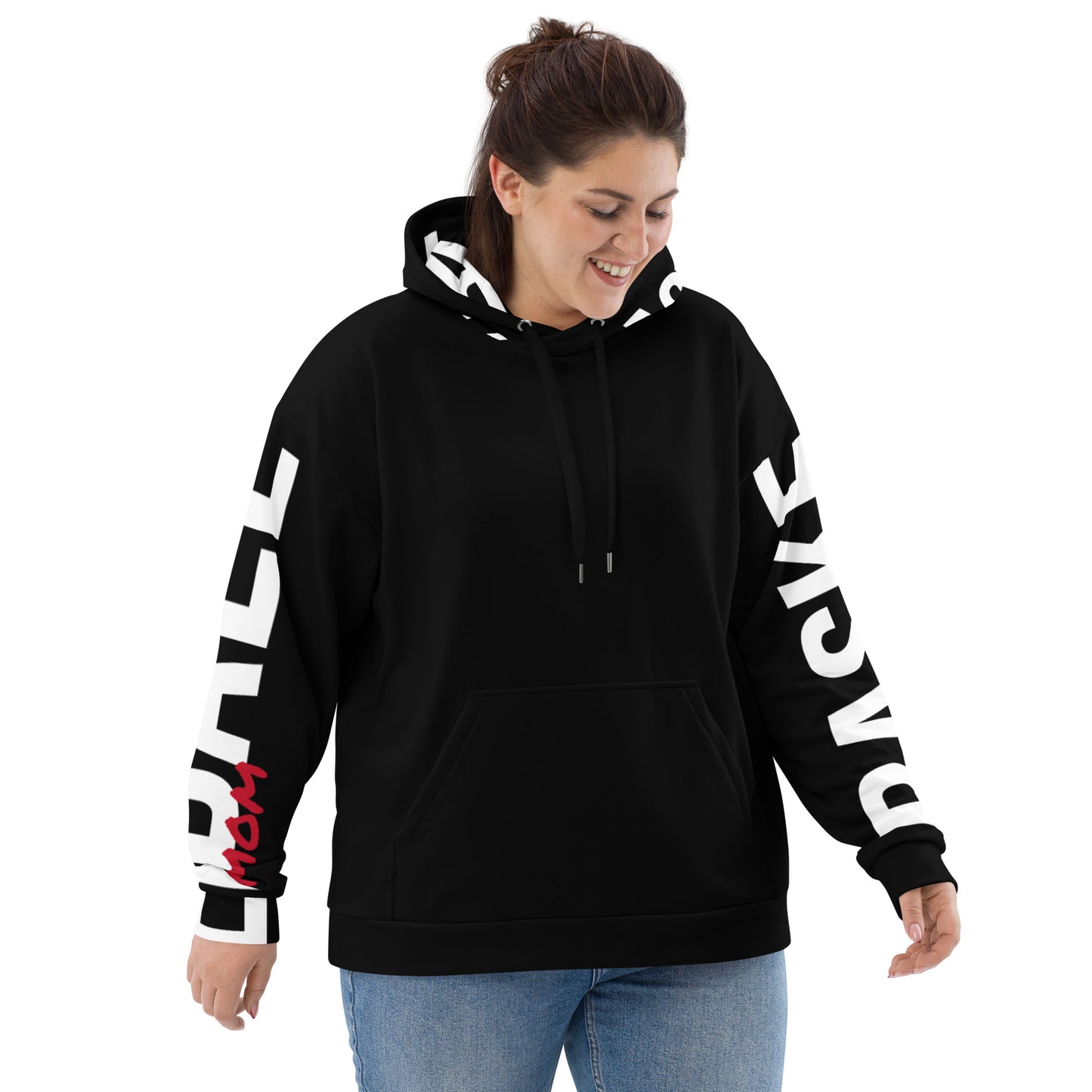 Big Print Basketball MOM Hoodie